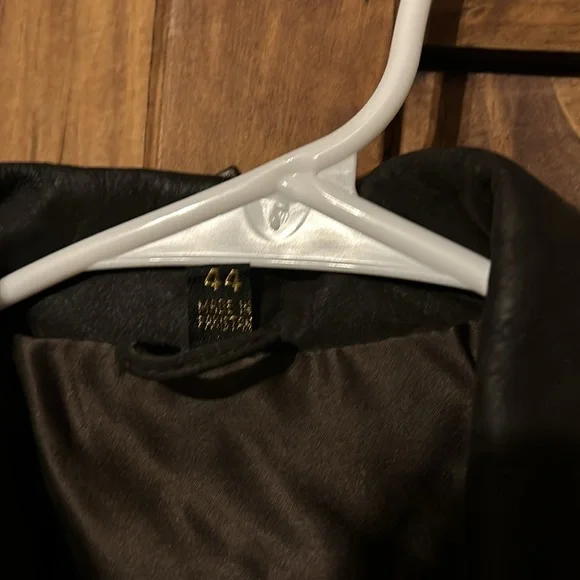 Mens Size 44 Leather Like Jacket - Picture 2 of 9